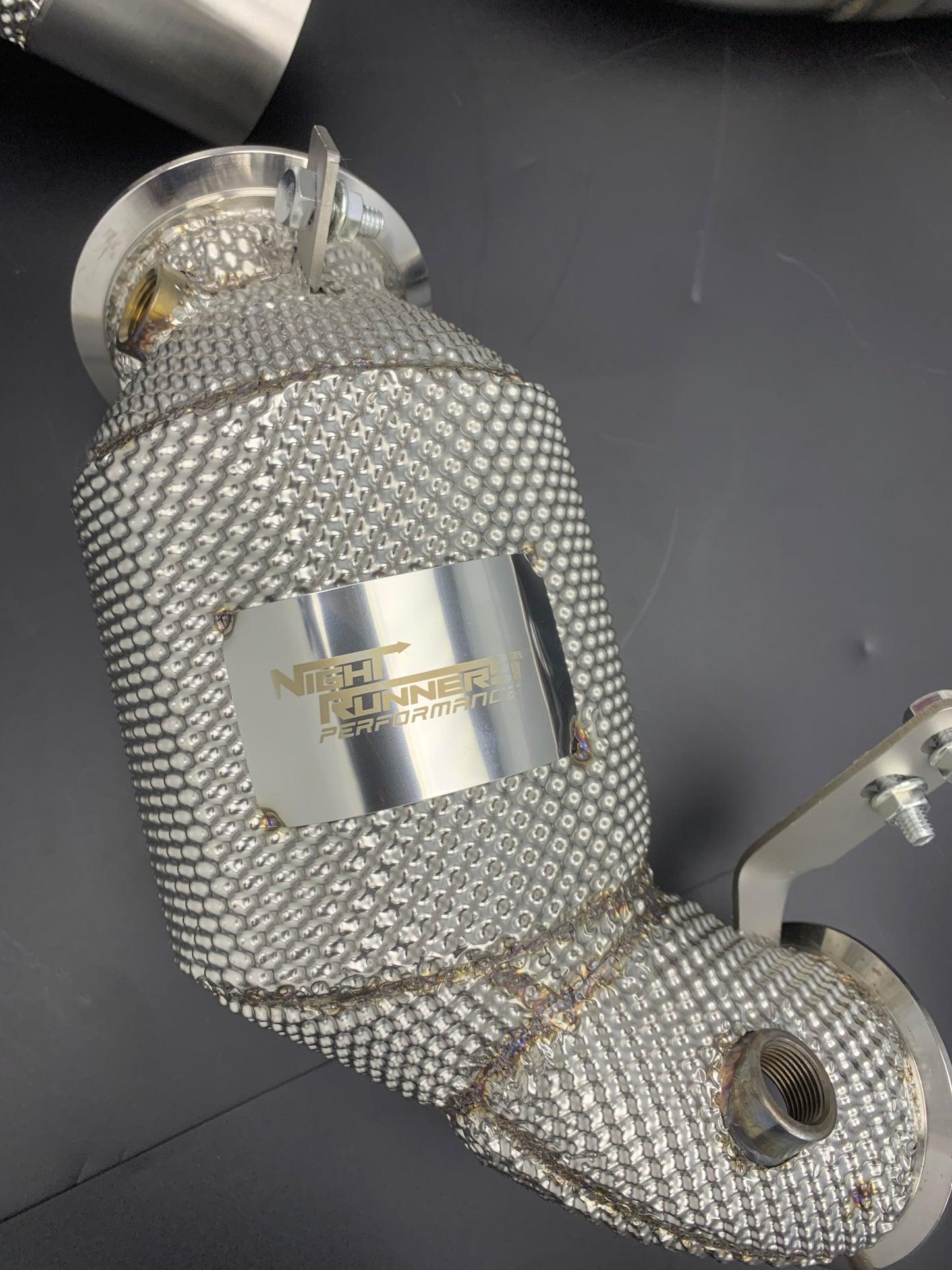 NRP BMW M5 M8 Catless Downpipes with Heat Shield