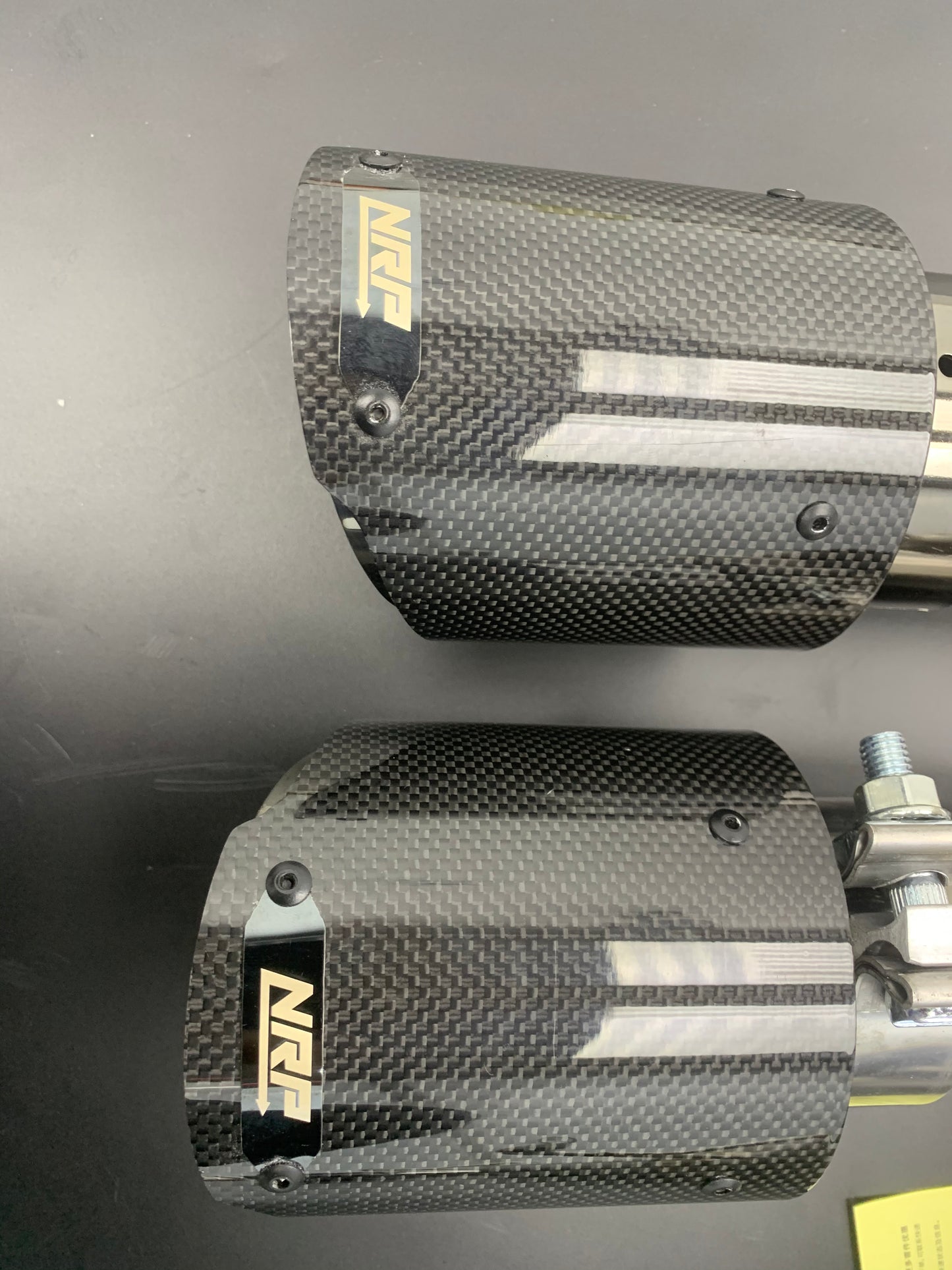 NRP BMW M5 M8 Catless Downpipes with Heat Shield