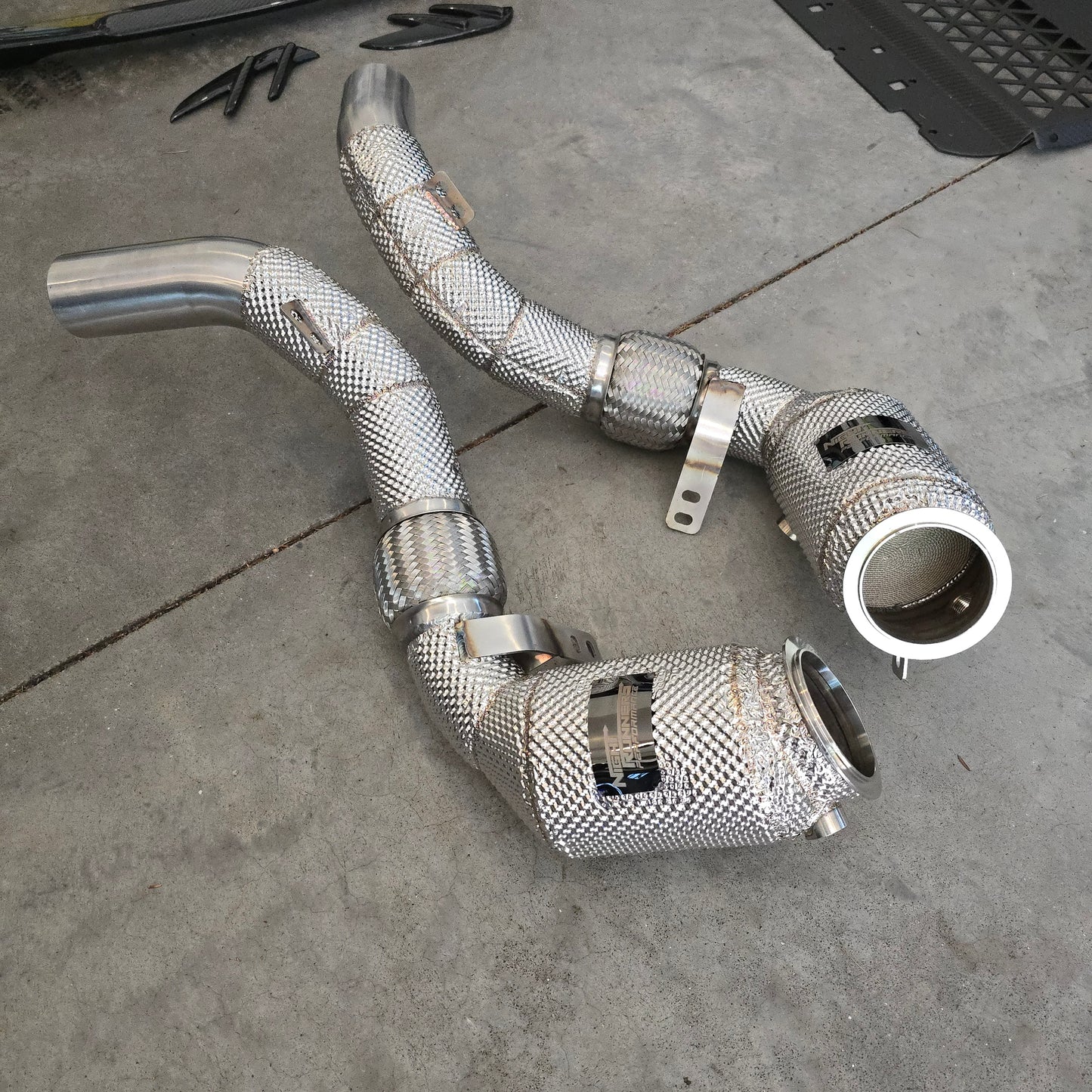 NRP High-Flow Downpipes for 2015-2018 BMW F85/F86 X5M/X6M