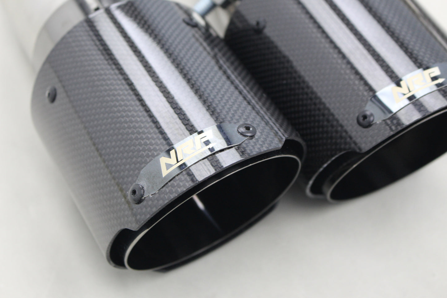 NRP BMW M5 M8 Catless Downpipes with Heat Shield