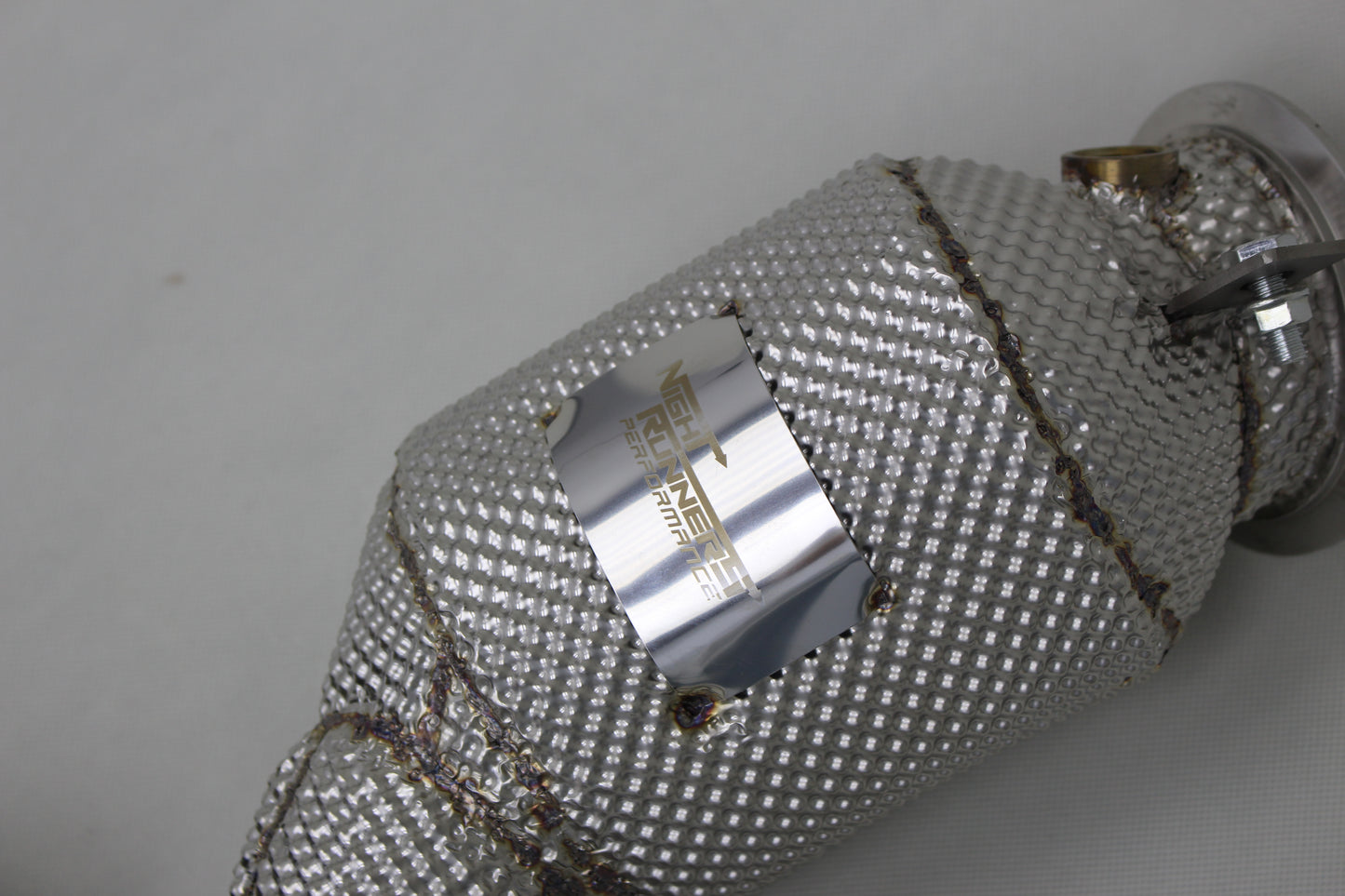 NRP M5 M8 Catted High-Flow Downpipes with Heat Shield