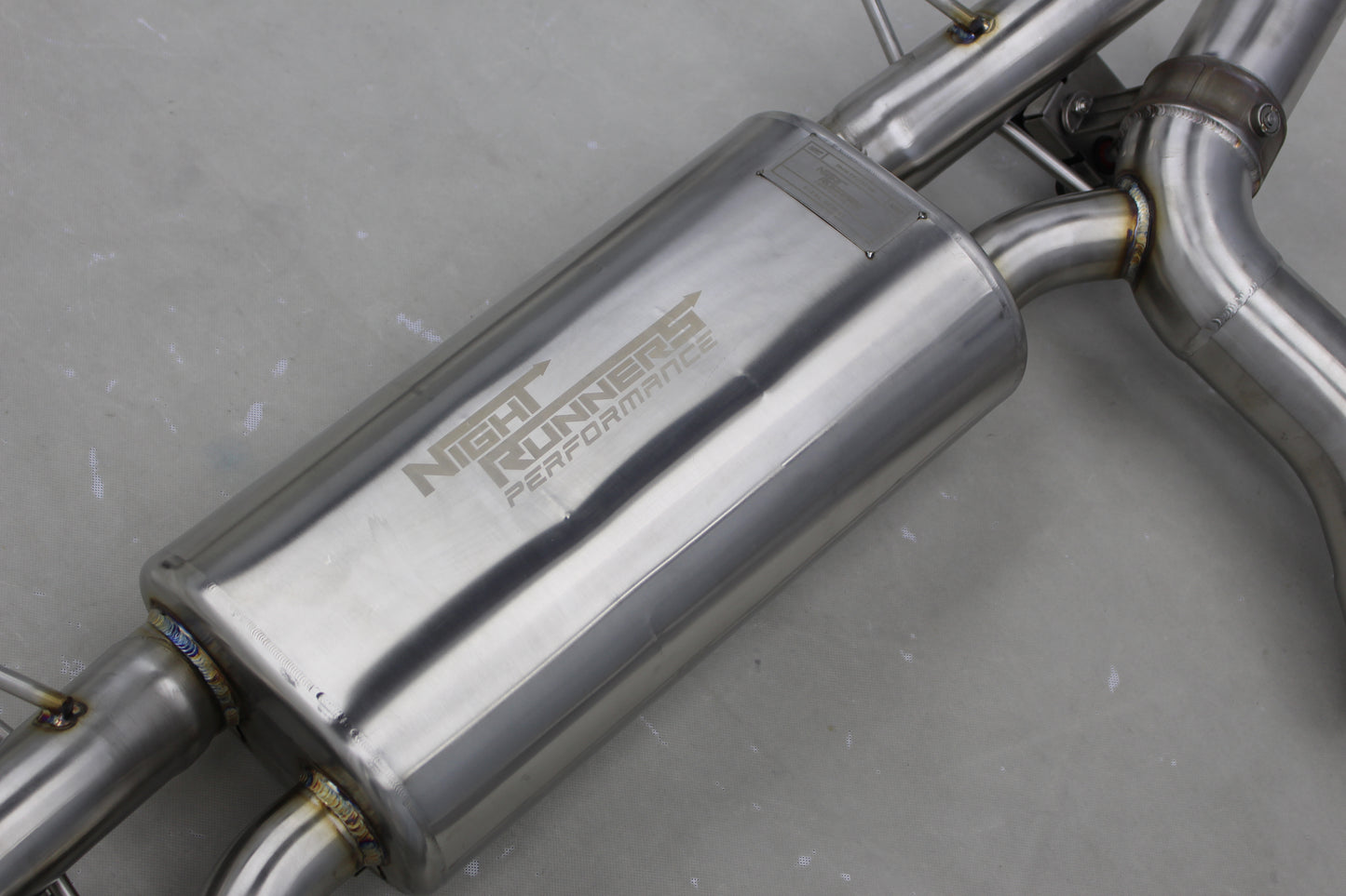 NRP BMW M5 M8 Catless Downpipes with Heat Shield