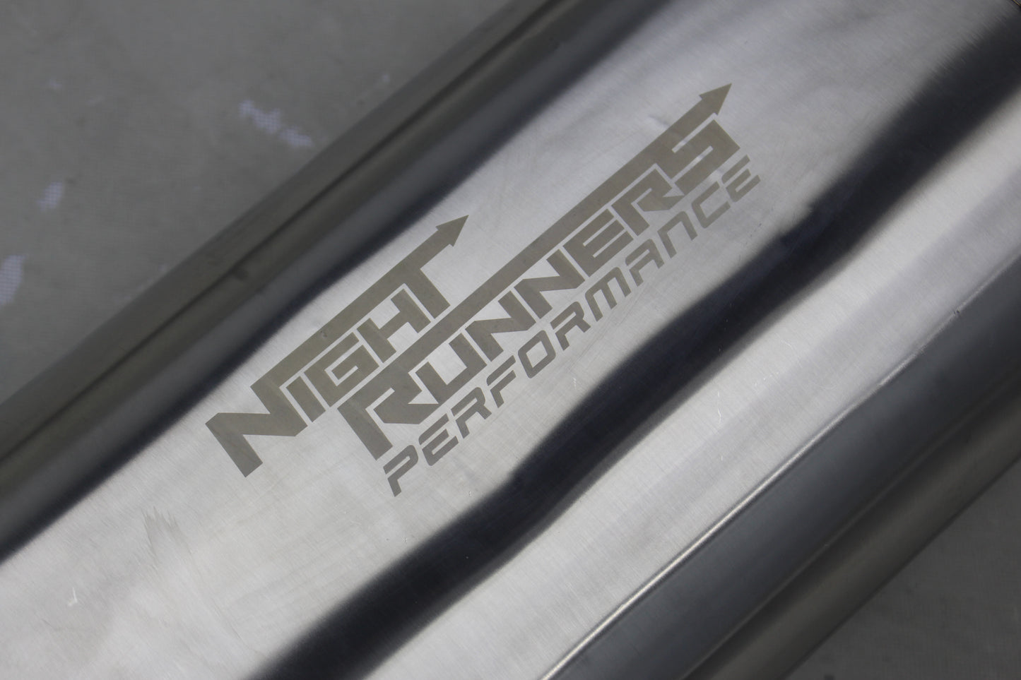 NRP BMW M5 M8 Catless Downpipes with Heat Shield