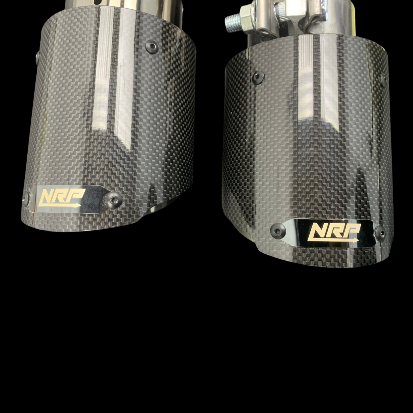 NRP M5 M8 Catted High-Flow Downpipes with Heat Shield