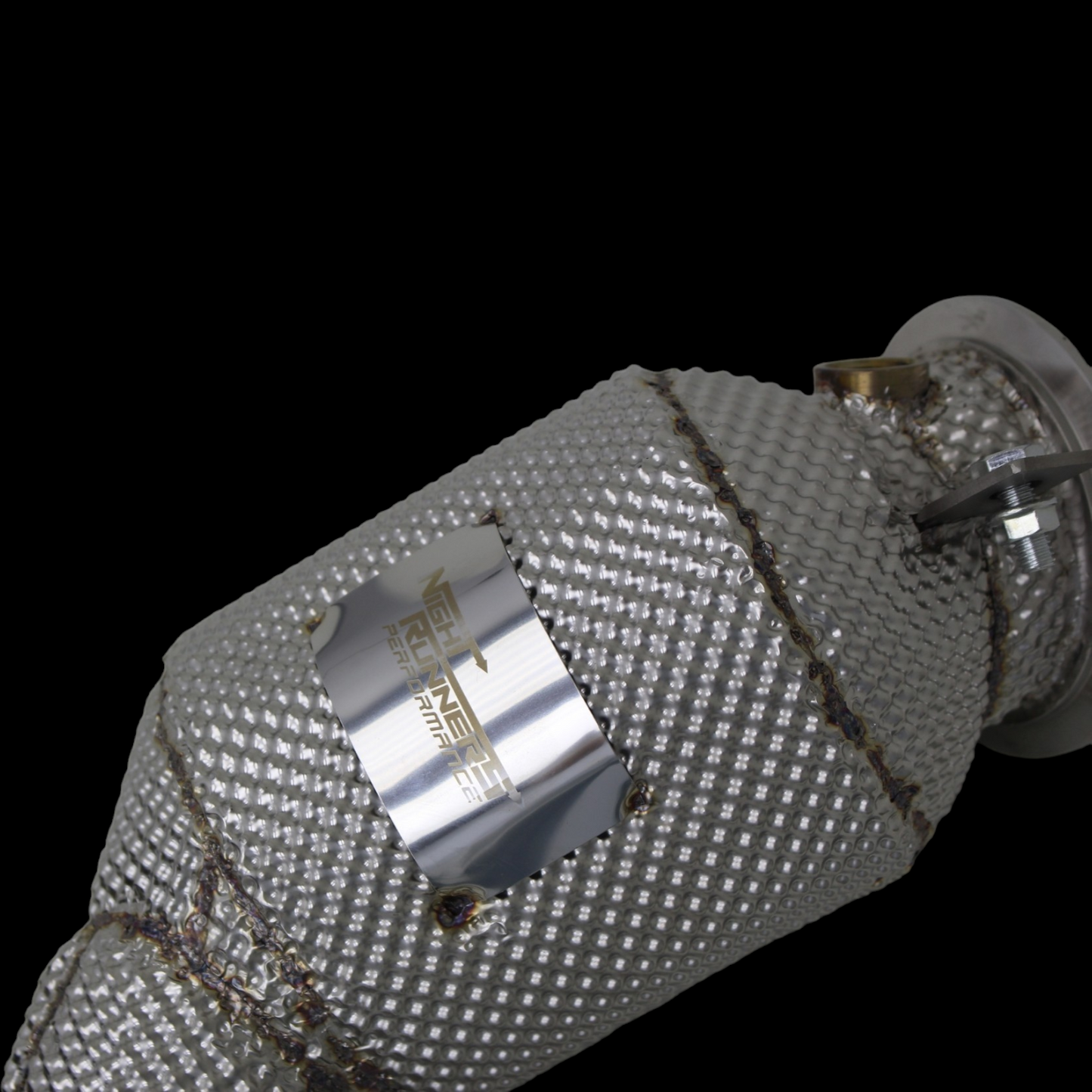 NRP BMW M5 M8 Catless Downpipes with Heat Shield
