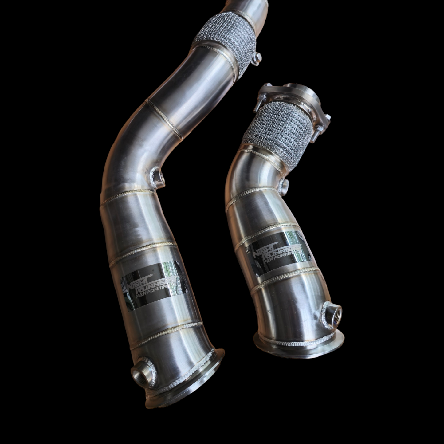 NightRunners Performance Titanium Charge Pipes and J-pipe Kit for BMW M3 | M4 | M2C | F80 F82 F87 S55