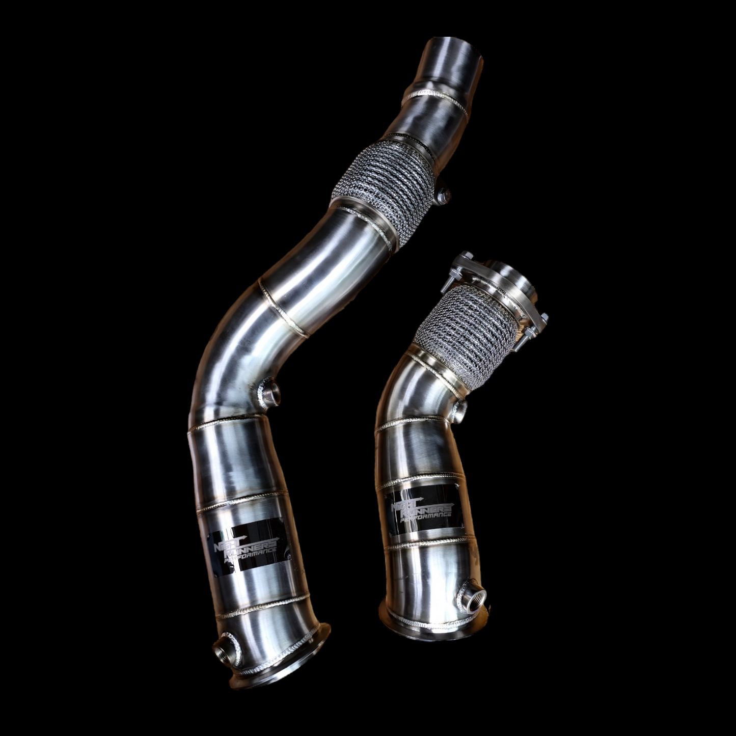 NightRunners Performance Titanium Charge Pipes and J-pipe Kit for BMW M3 | M4 | M2C | F80 F82 F87 S55