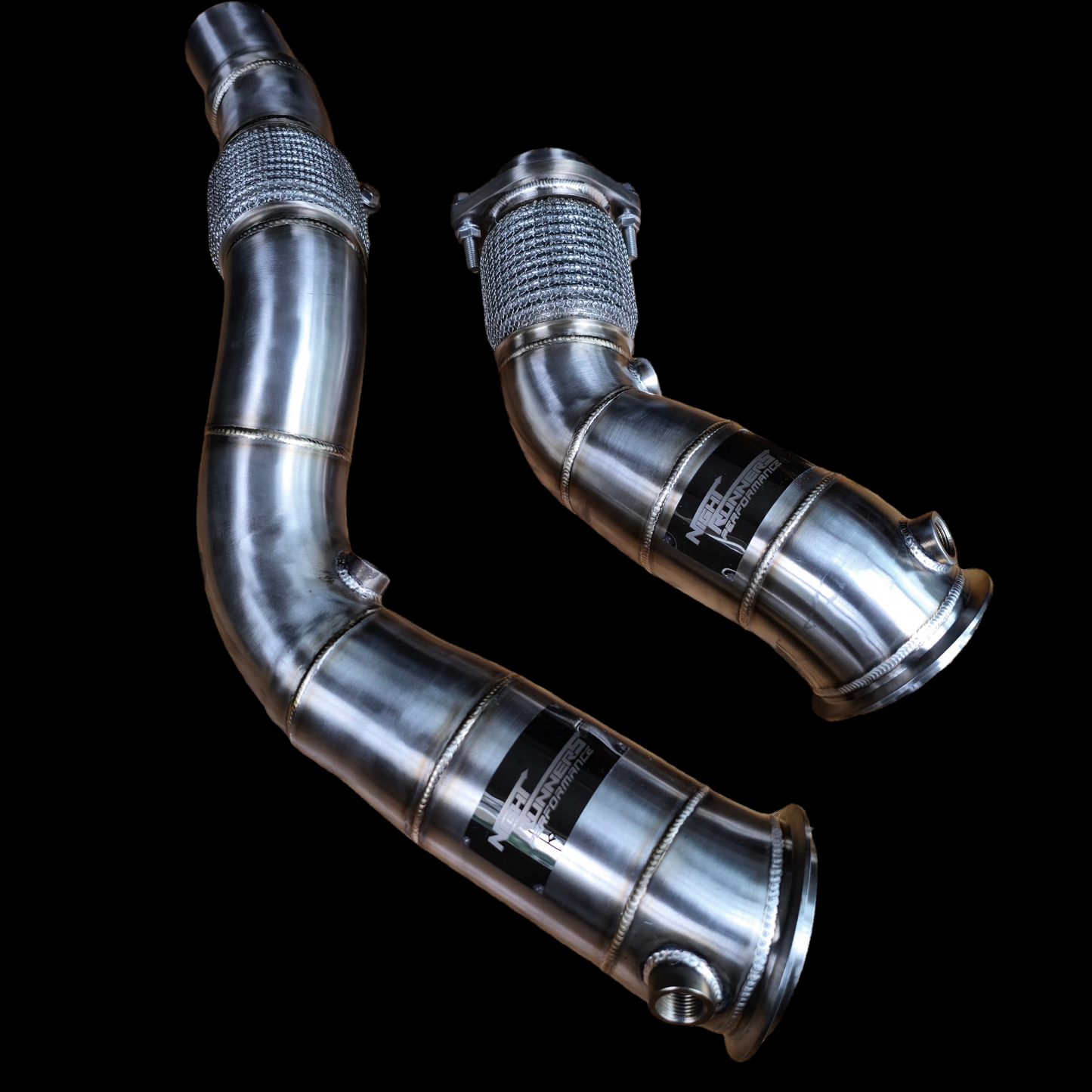 NightRunners Performance Titanium Charge Pipes and J-pipe Kit for BMW M3 | M4 | M2C | F80 F82 F87 S55