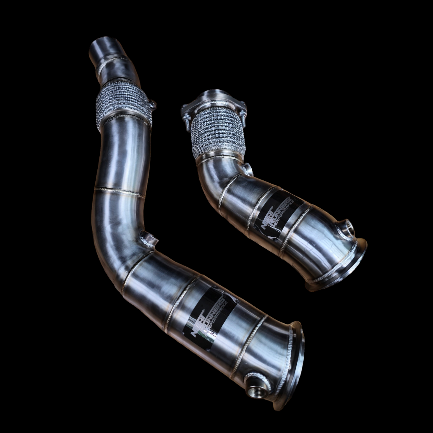 NightRunners Performance Titanium Charge Pipes and J-pipe Kit for BMW M3 | M4 | M2C | F80 F82 F87 S55