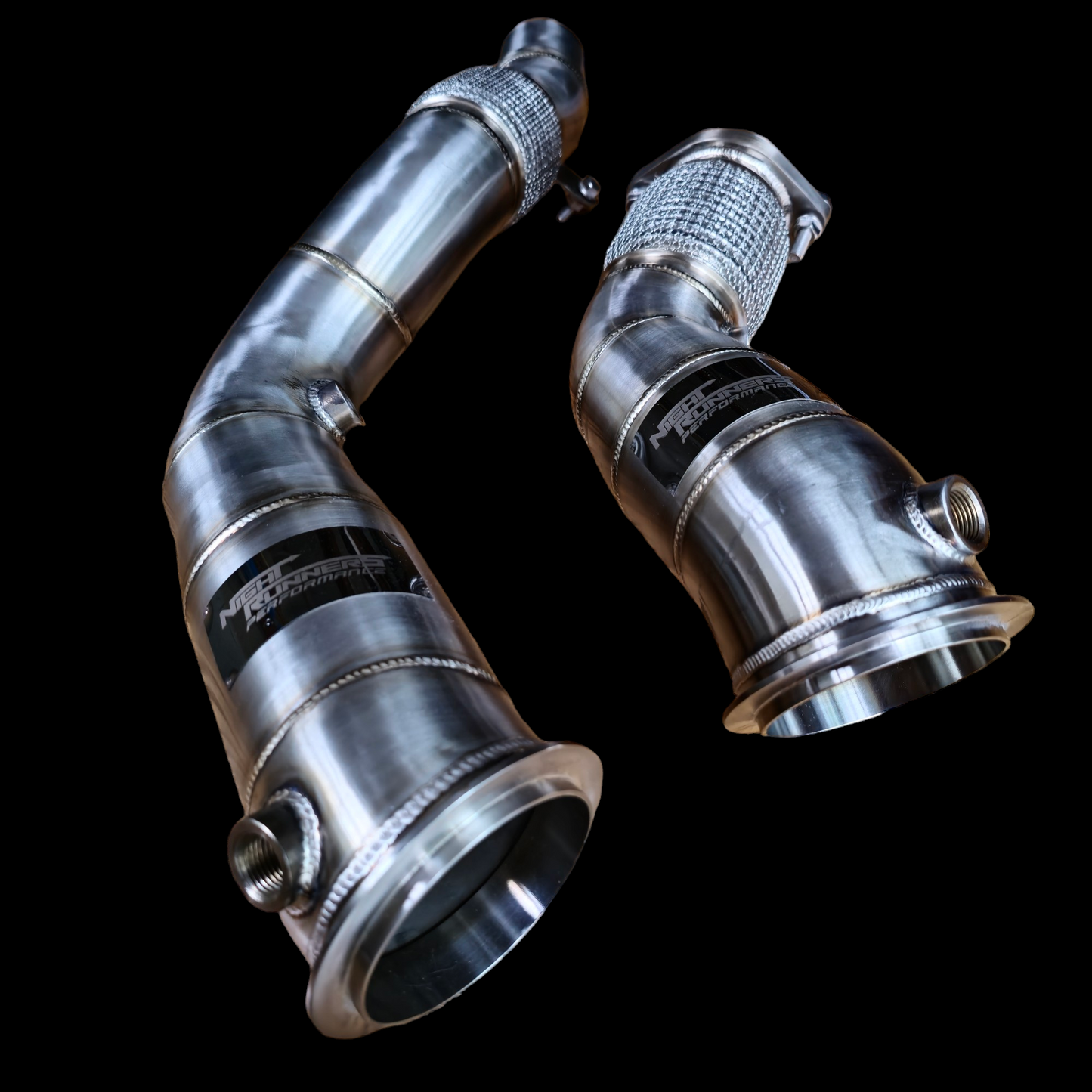 NightRunners Performance Titanium Charge Pipes and J-pipe Kit for BMW M3 | M4 | M2C | F80 F82 F87 S55