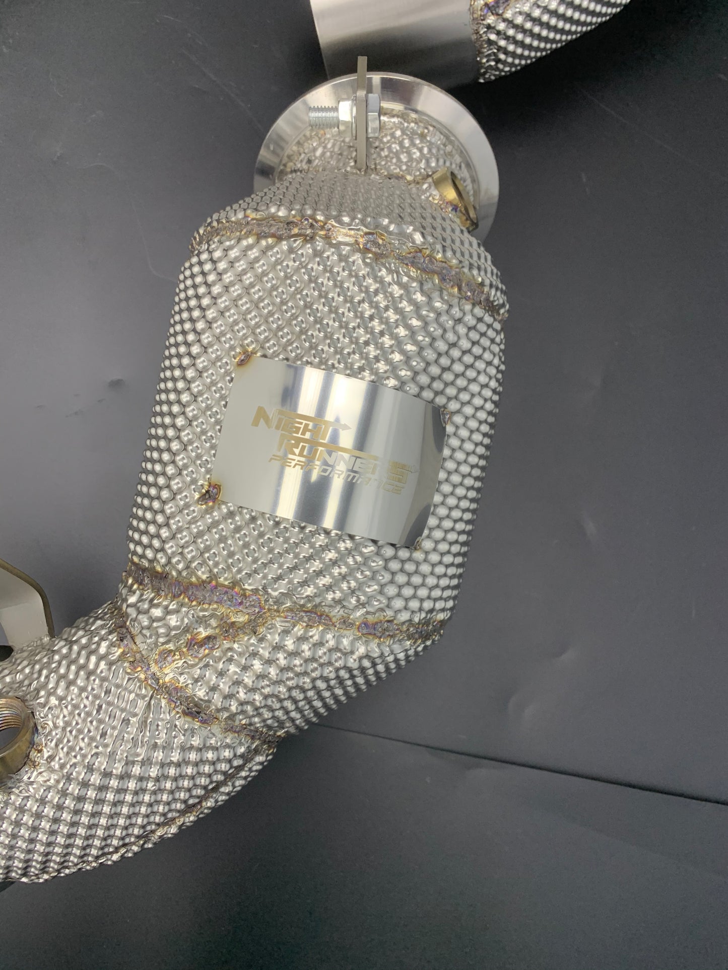 NRP BMW M5 M8 Catless Downpipes with Heat Shield