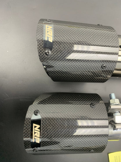 NRP BMW M5 M8 Catless Downpipes with Heat Shield