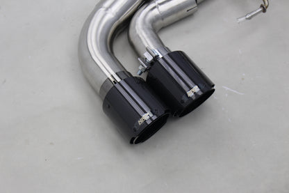 NRP BMW M5 M8 Catless Downpipes with Heat Shield