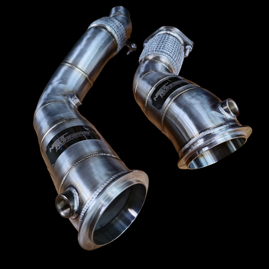 NightRunners Performance Titanium Charge Pipes and J-pipe Kit for BMW M3 | M4 | M2C | F80 F82 F87 S55